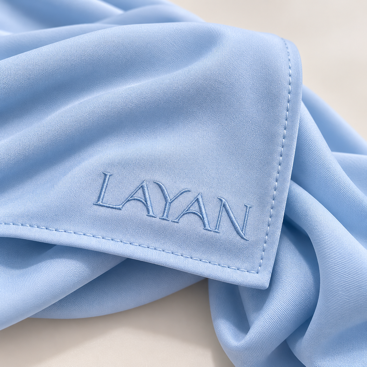 Hijab Jersey Premium — Baby Blue